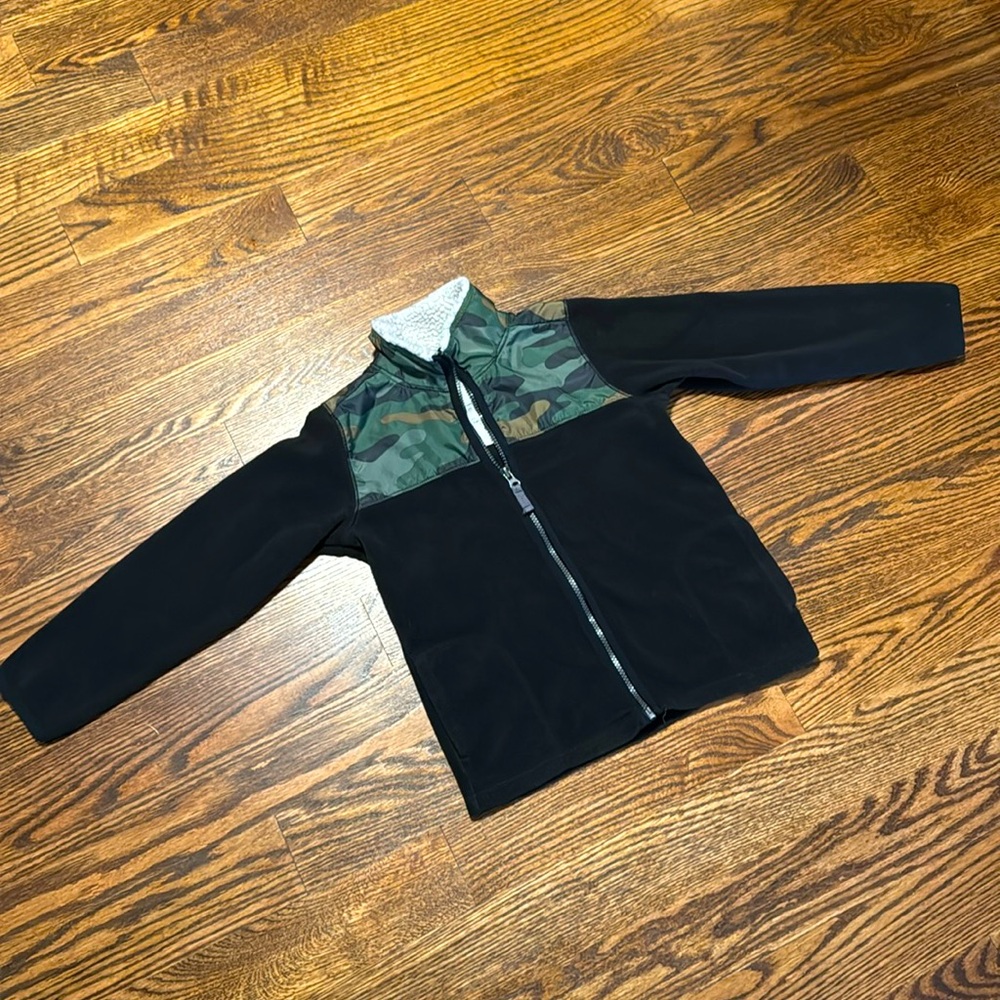 Boys fleece zip up jacket